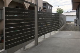 目隠しフェンス設置工事