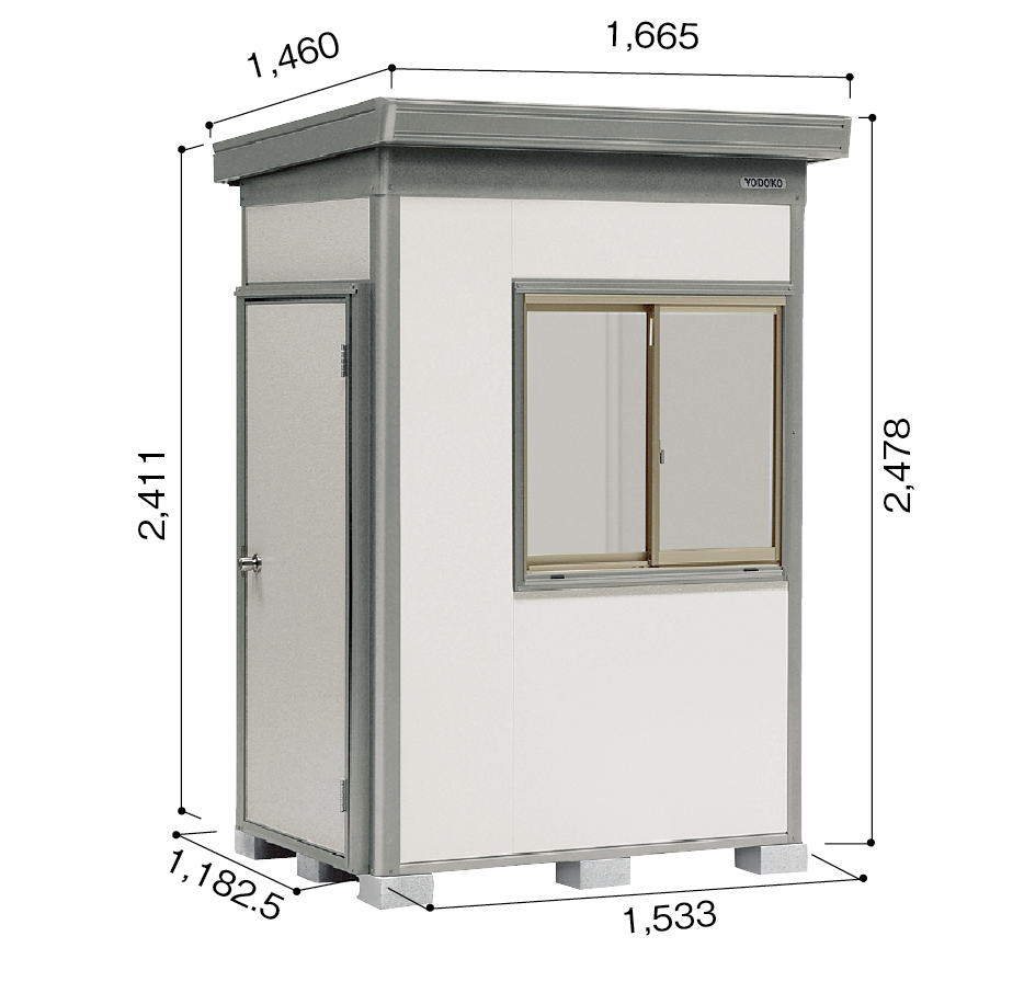 ※法人専用品※淀川製鋼所 ヨド蔵MD合板床タイプ 豪雪型 床面積2.15m2 DZBU-1811HW SG 法人専用品\u203b淀川製鋼所 ヨド蔵MD合板床タイプ 豪雪型 床