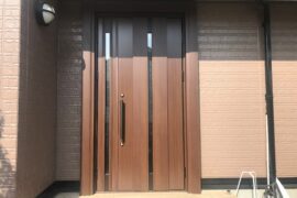 玄関ドアリフォーム【ＹＫＫ　ドアリモ】工事