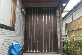 玄関引戸リフォーム工事