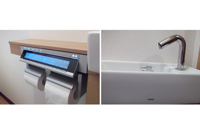 ◆After②【手洗いカウンター】TOTO：レストルームドレッサー＋手洗器 カウンターセット(ビルトインリモコン仕様)