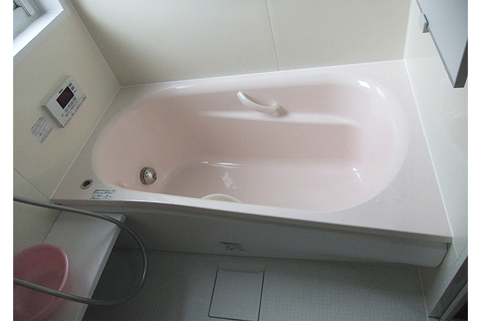 ◆After①【システムバス】TOTO：サザナ [1317サイズ] [浴槽色：ピンク]